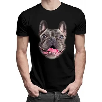 Žertovný předmět Buldok francouzský - French Bulldog - verze 1 - pánské tričko s potiskem- Tričkový.cz