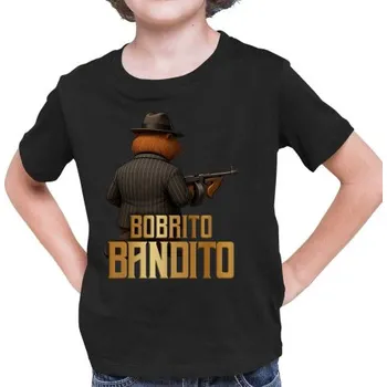 Žertovný předmět Bobrito Bandito - Italian Brainrot - dětské tričko s potiskem- Tričkový.cz