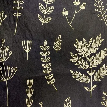 Papír Exkluzivní balicí papír s rostlinným motivem