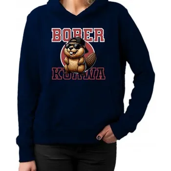 Žertovný předmět Bober! - dámská mikina s potiskem- Tričkový.cz