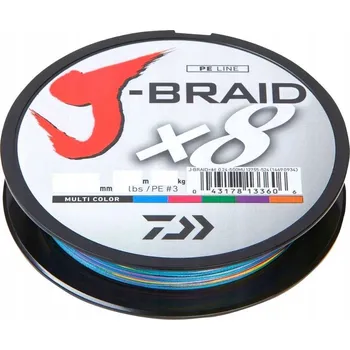 Šňůra Daiwa J-BRAID X8 0,35 mm x 300 m