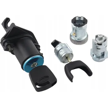 Dveře karosérie VLOŽKA ZAMYKÁNÍ ZAPALOVÁNÍ + VLOŽKA ZAMYKÁNÍ DVEŘÍ 2S61A22050 Ford FIESTA MK5 FUSION L+P