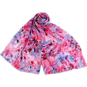 Letní šátek / šála 75x180 cm - 6 pink