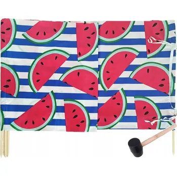 Paraván Plážová Paraván 8 metrů, vzor 8, s kladivem