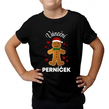 Žertovný předmět Vánoční perníček - dětské tričko s potiskem- Tričkový.cz