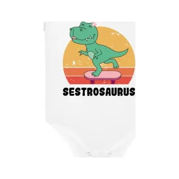 Žertovný předmět Sestrosaurus - dětské body s potiskem- Tričkový.cz