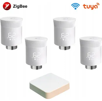 Termostat Termostatická Kartuše Zigbee 3.0 Tuya 4x + Brána