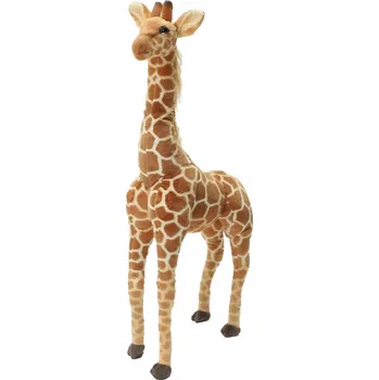 plyšák Velká vysoká plyšová žirafa měkká plyšová hračka pro děti plyšák 60 cm Oranžová
