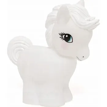 Lampička Petit Monkey - Měkká pastelová noční lampa LED Koník bílý