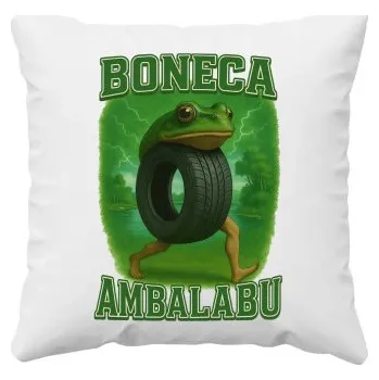 Žertovný předmět Boneca ambalabu - Italian brainrot - polštář s potiskem- Tričkový.cz