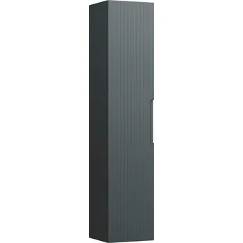 Koupelnový nábytek Juna - vysoká skříňka, 1 dvířka, závěsy dveří vlevo, šedá traffic H4116511092661