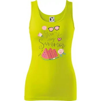 Summer Watermelon - Dámské tílko - S ( Limetková )
