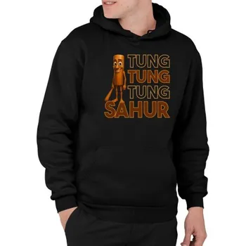 Žertovný předmět Tung tung tung sahur - Italian Brainrot - pánská mikina s potiskem- Tričkový.cz