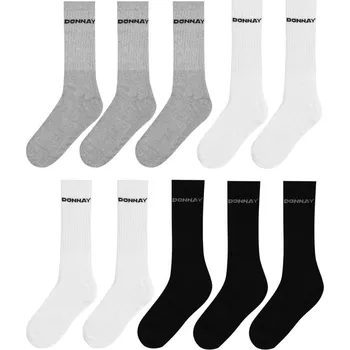 Pánské ponožky Donnay Crew 10 Pack Sports Socks Multi Asst Mens 7-11
