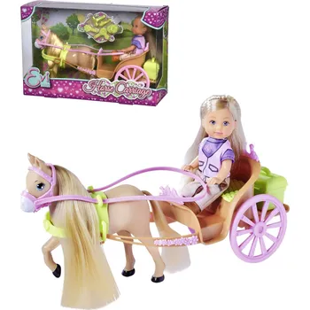SIMBA Panenka Evička herní set s kočárem a koněm s doplňky | 19
