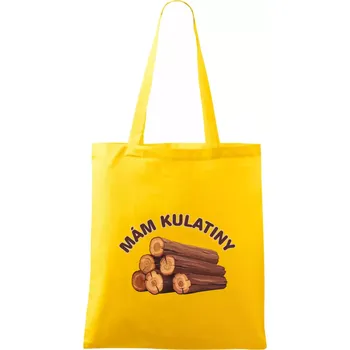 Mám kulatiny bez věku - Taška bavlněná - 42 x 38 cm ( Žlutá )