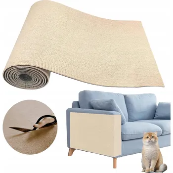 Příslušenství pro čtečku elektronické knihy SAMOLEPICÍ MATA DO DRAPANIA PRO KOČKY OCHRANA NÁBYTKU A STĚN 100x40 béžová