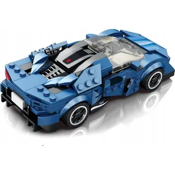 ostatní stavebnice STAVEBNICE REOBRIX LUXUSNÍ SUPERSPORT AUTO Koenigsegg AGERA MODRÝ 327 DÍLKŮ