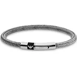Síťovinový náramek s logem Emporio Armani Eagle - Emporio Armani