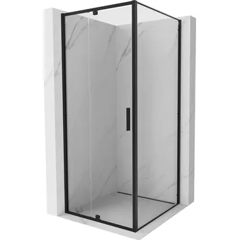 Mexen Exo sprchová kabina výklopná 90 x 90 cm, transparentní, černá - 819-090-090-70-00 Sprchové kouty