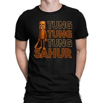 Žertovný předmět Tung tung tung sahur - Italian Brainrot - pánské tričko s potiskem- Tričkový.cz