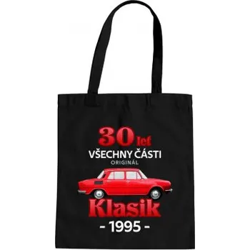 Žertovný předmět 30 let - všechny části originál - Klasik 1995 - taška s potiskem- Tričkový.cz