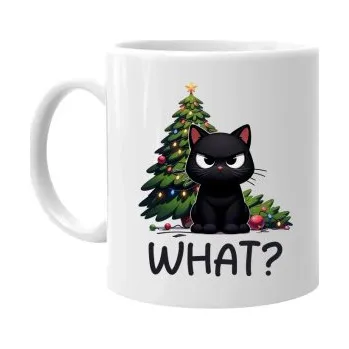 Žertovný předmět What? - hrnek s potiskem- Tričkový.cz