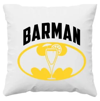 Žertovný předmět Barman - polštář s potiskem- Tričkový.cz