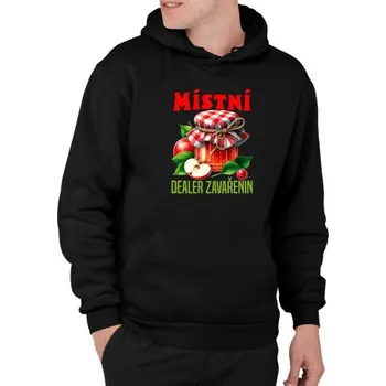 Žertovný předmět Místní dealer zavařenin - pánská mikina s potiskem- Tričkový.cz