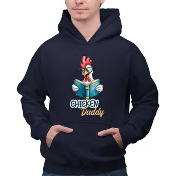 Žertovný předmět Chicken daddy - pánská mikina s potiskem- Tričkový.cz