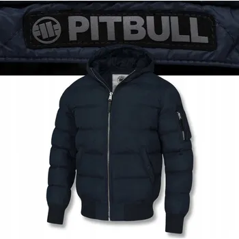 Pánská softshellová bunda Pitbull pánská bunda bomber s kapucí Gopher, velikost XL