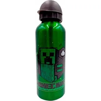 Láhev LAHEV NA PITÍ HLINÍKOVÁ LÁHEV MINECRAFT - 500 ml