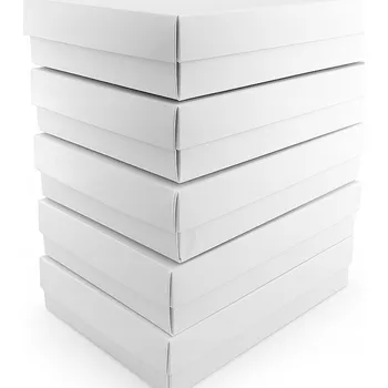 Krabice na pečivo Kartonová krabice skládací 14,5 cm x 10,5 cm x 5 cm, gramáž 1200 g/m2, 5 ks