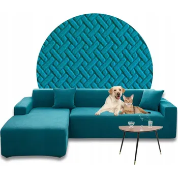 Napínací potah Potah na pohovku (kanape) Domidekor modrý