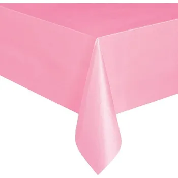 ubrus Jednorázový dekorativní ochranný ubrus růžový dekorace na narozeniny 137x27 cm
