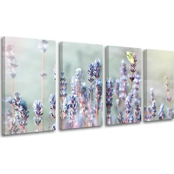 Obraz 4dílná nástěnná malba KVĚTINY KV077E41