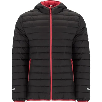 Roly Norway Sport Pánská prošívaná bunda RA5097 Black 02-Red 60 L