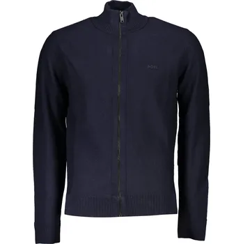 Pánský svetr Pánský modrý cardigan HUGO BOSS Boss modrá 3363530