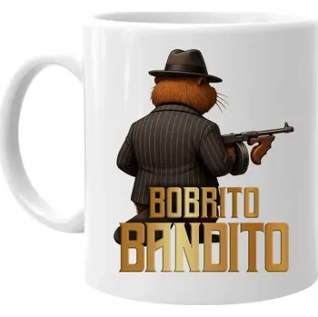 Žertovný předmět Bobrito Bandito - Italian Brainrot - hrnek s potiskem- Tričkový.cz
