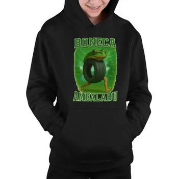 Žertovný předmět Boneca ambalabu - Italian brainrot - dětská mikina s kapucí- Tričkový.cz