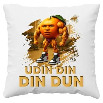 Žertovný předmět Udin din din dun - Italian brainrot - polštář s potiskem- Tričkový.cz