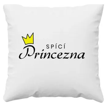 Žertovný předmět Spící princezna - polštář s potiskem- Tričkový.cz