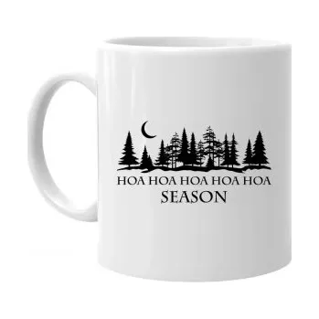 Žertovný předmět Hoa hoa hoa hoa hoa season - hrnek s potiskem- Tričkový.cz