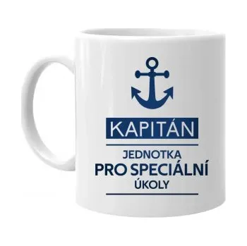 Žertovný předmět Kapitán - jednotka pro speciální úkoly - hrnek s potiskem- Tričkový.cz