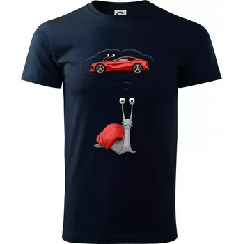 Pánské tričko Nesplnitelný sen (Hana-creative) - Triko extra velké (5-8XL) - 7XL ( Námořní modrá (velmi tmavá - téměř černá) )