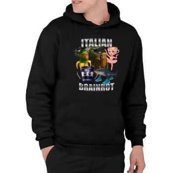 Žertovný předmět Italian Brainrot v2 - pánská mikina s potiskem- Tričkový.cz