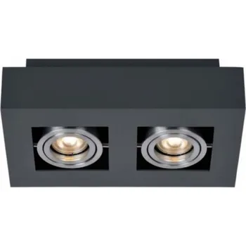 Stropní svítidlo halogenové, přisazené NATYNK SPOT pro LED 2x GU10, nastavitelné