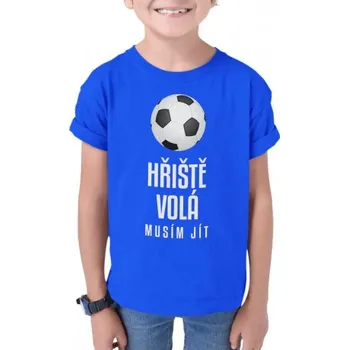 Žertovný předmět Hřiště volá - musím jít - dětské tričko s potiskem- Tričkový.cz