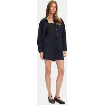 Pánské kraťasy Mustang Šortky z materiálu Charlottesville 1016584 Tmavomodrá Relaxed Fit XL