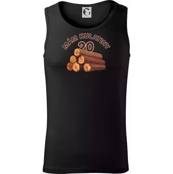 Mám kulatiny 20 - Tílko pánské Core - 2XL ( Černá )